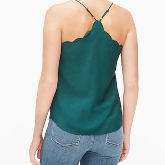 J Crew scalloped neckline lined tank top. - Picture 3 of 8